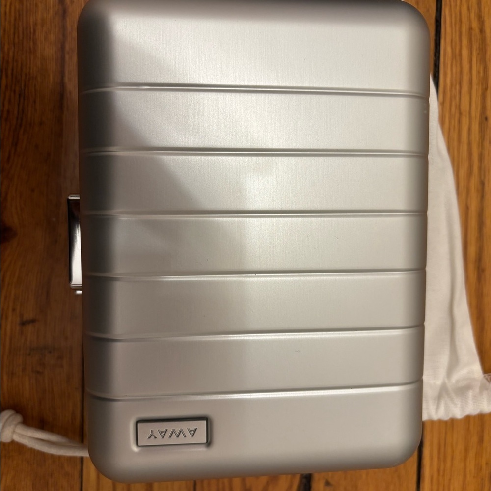 Away Metallic Silver Travel Case